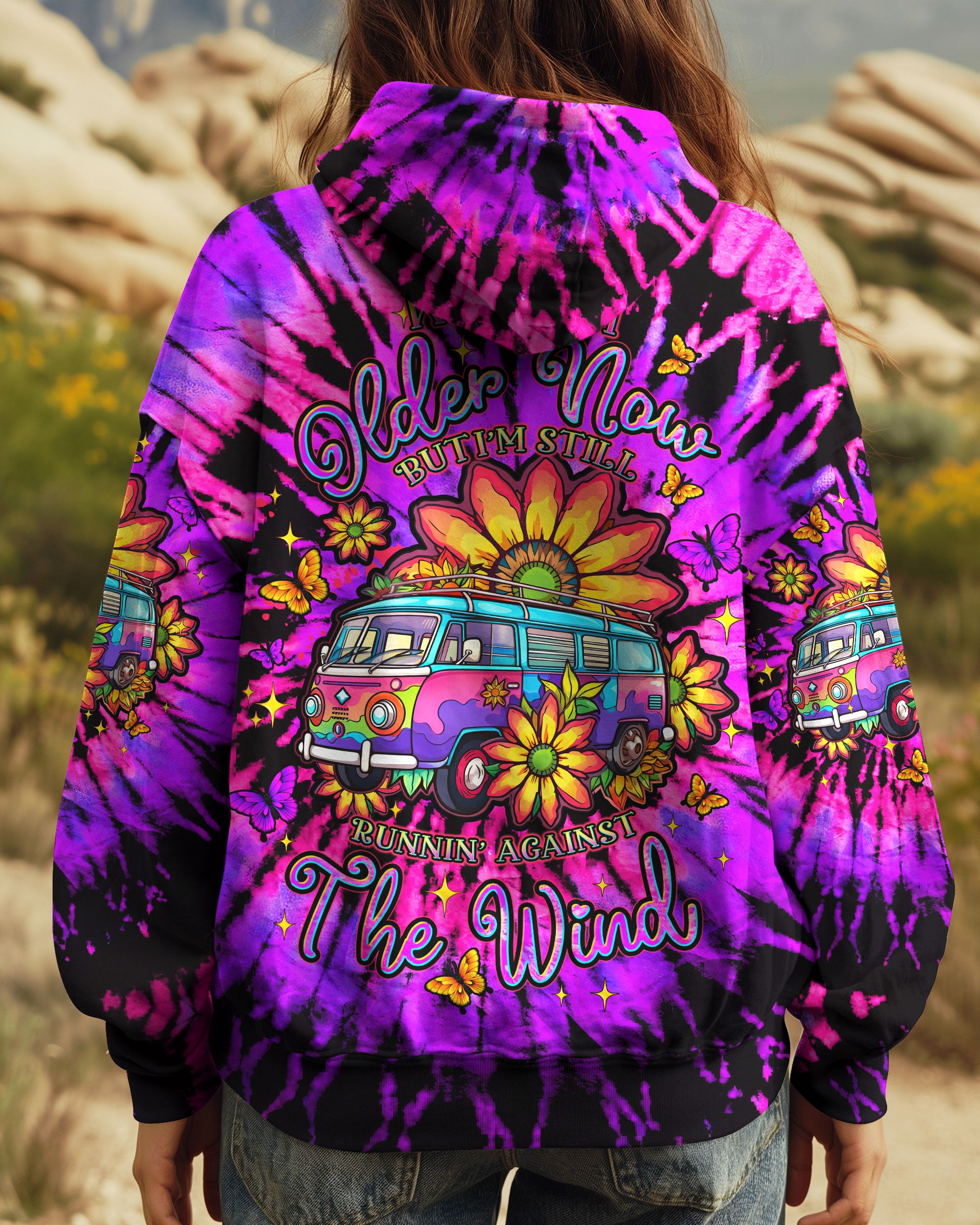 RUNNING AGAINST THE WIND TIE DYE ALL OVER PRINT - TLTW2709243