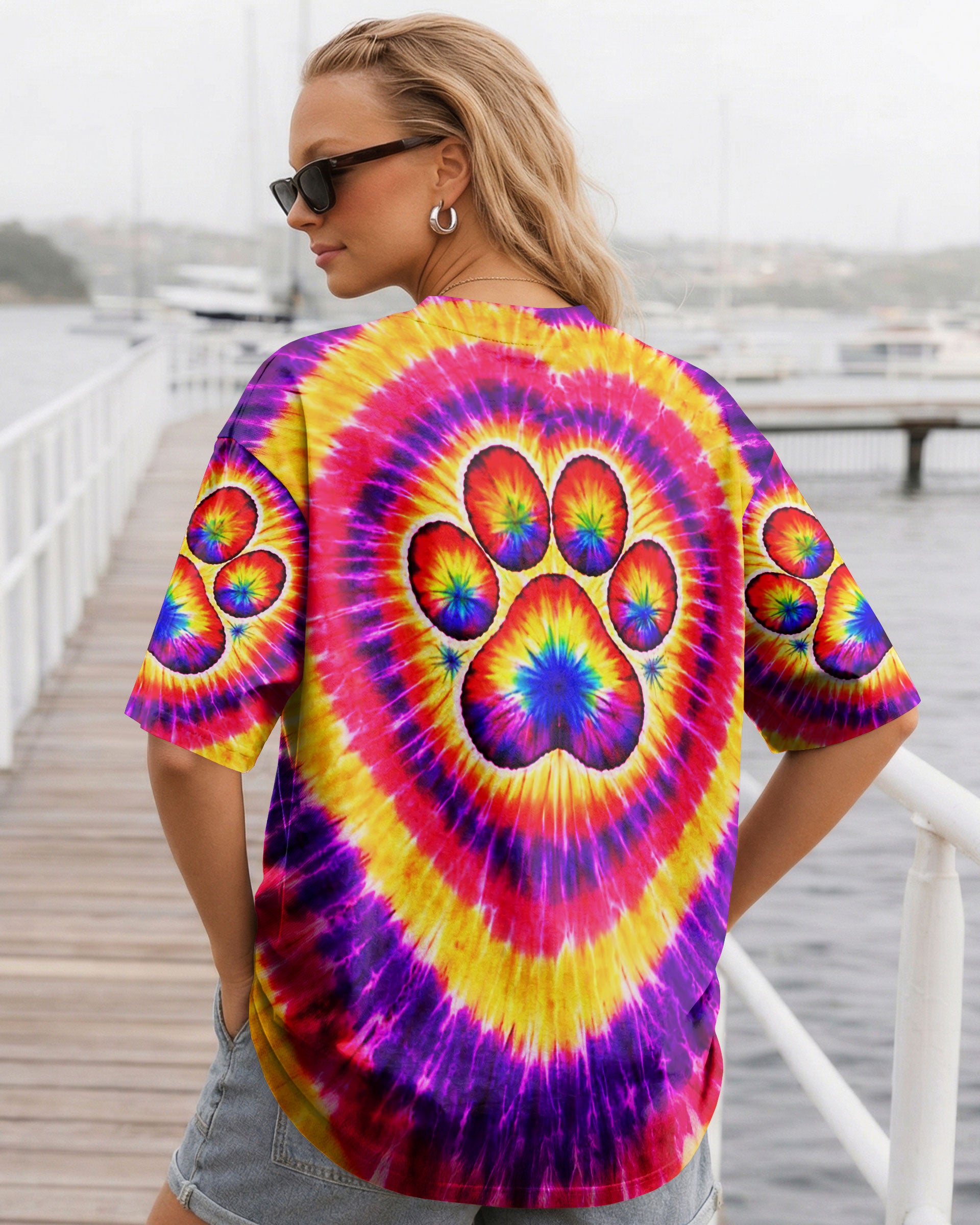 CAT MAMA SWIRL ALL OVER PRINT   - TLNT0703262