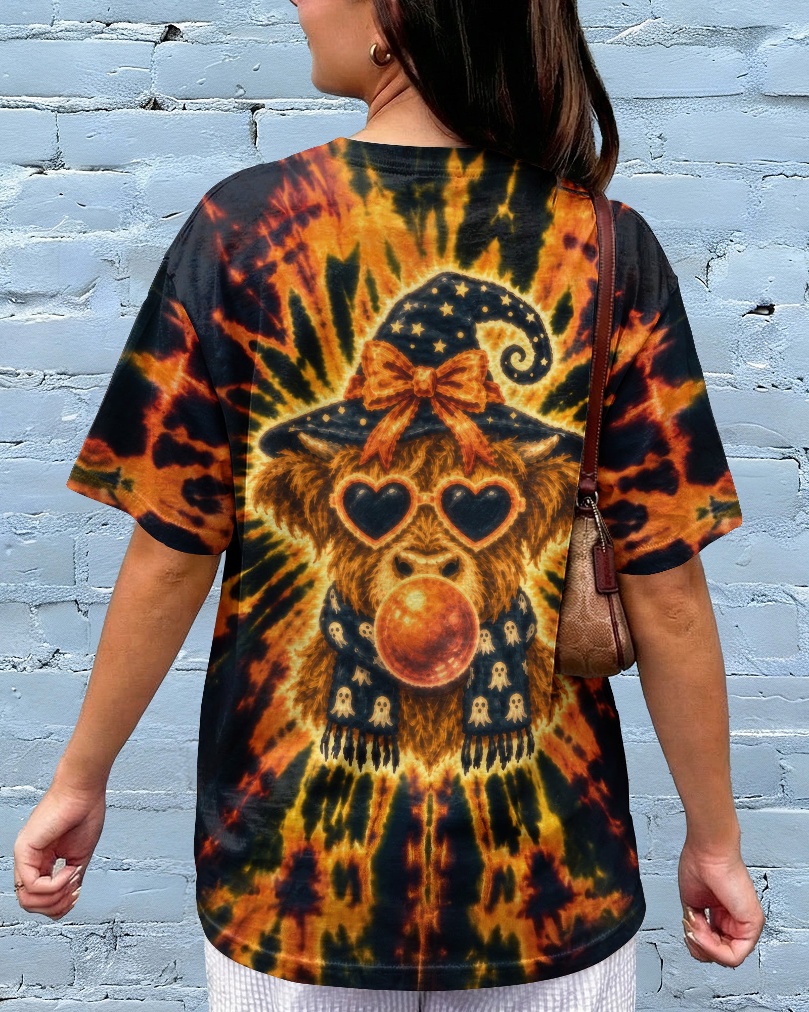 WITCHY HIGHLAND COW BUBBLEGUM ALL OVER PRINT – RI0807262