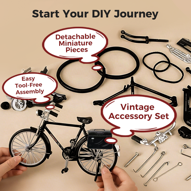 🚲 50% OFF NOW! 🎁 DIY Bicycle Model Scale – Creative Assembly Kit, High-Quality Materials & Perfect for Hobbyists & Gift Giving 🔧