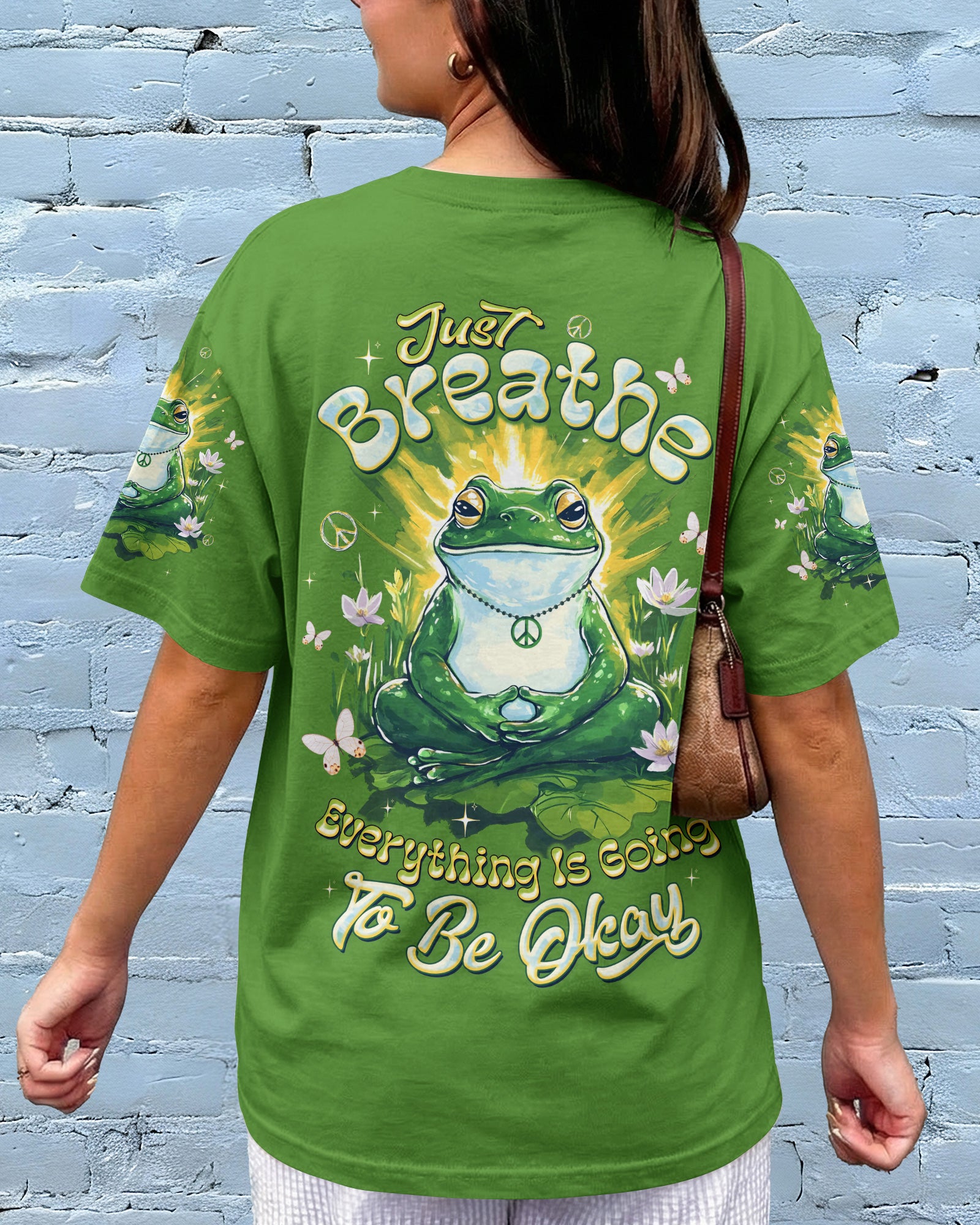 JUST BREATHE FROG  ALL OVER PRINT - TLTW2403261