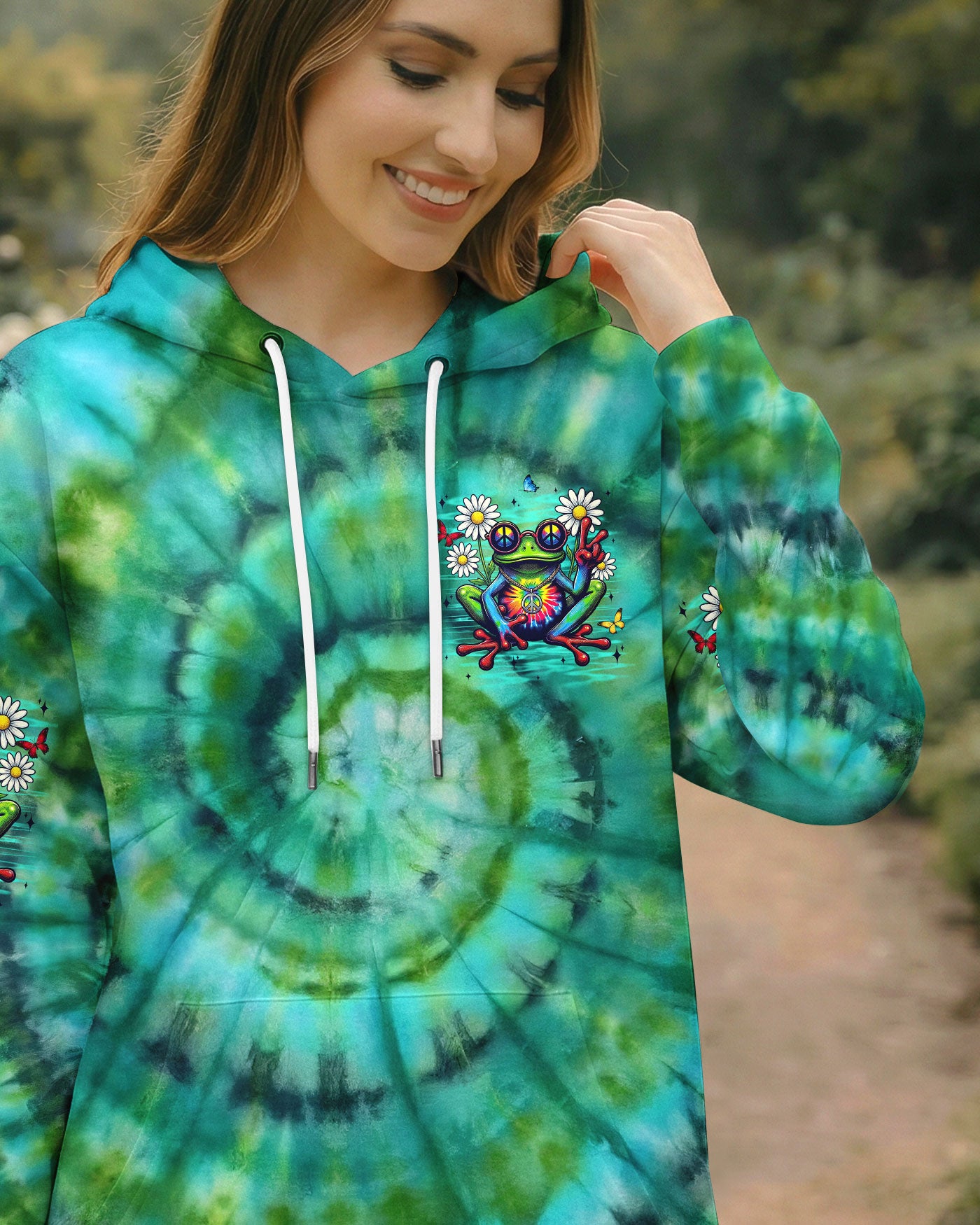 BE YOU THE WORLD WILL ADJUST FROG ALL OVER PRINT - TYLN1303263