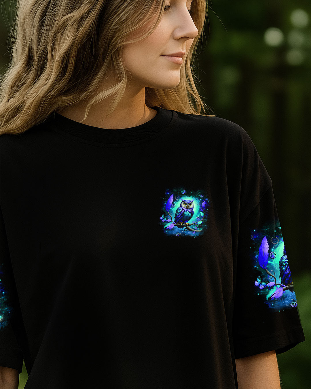 WHISPER WORDS OF WISDOM LET IT BE OWL ALL OVER PRINT - YHHN2309252
