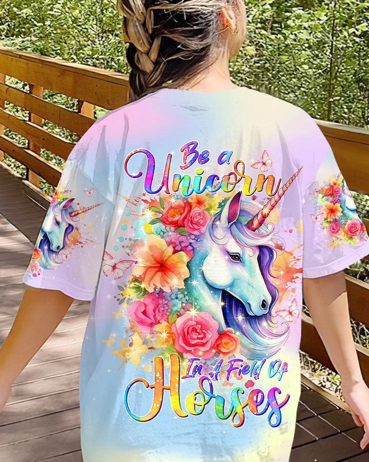 BE A UNICORN ALL OVER PRINT - TLTW2501242