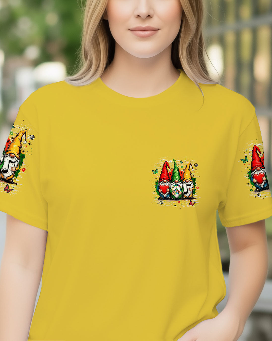 IMAGINE ALL THE PEOPLE LIVING LIFE IN PEACE GNOMES ALL OVER PRINT - YHHN2111253