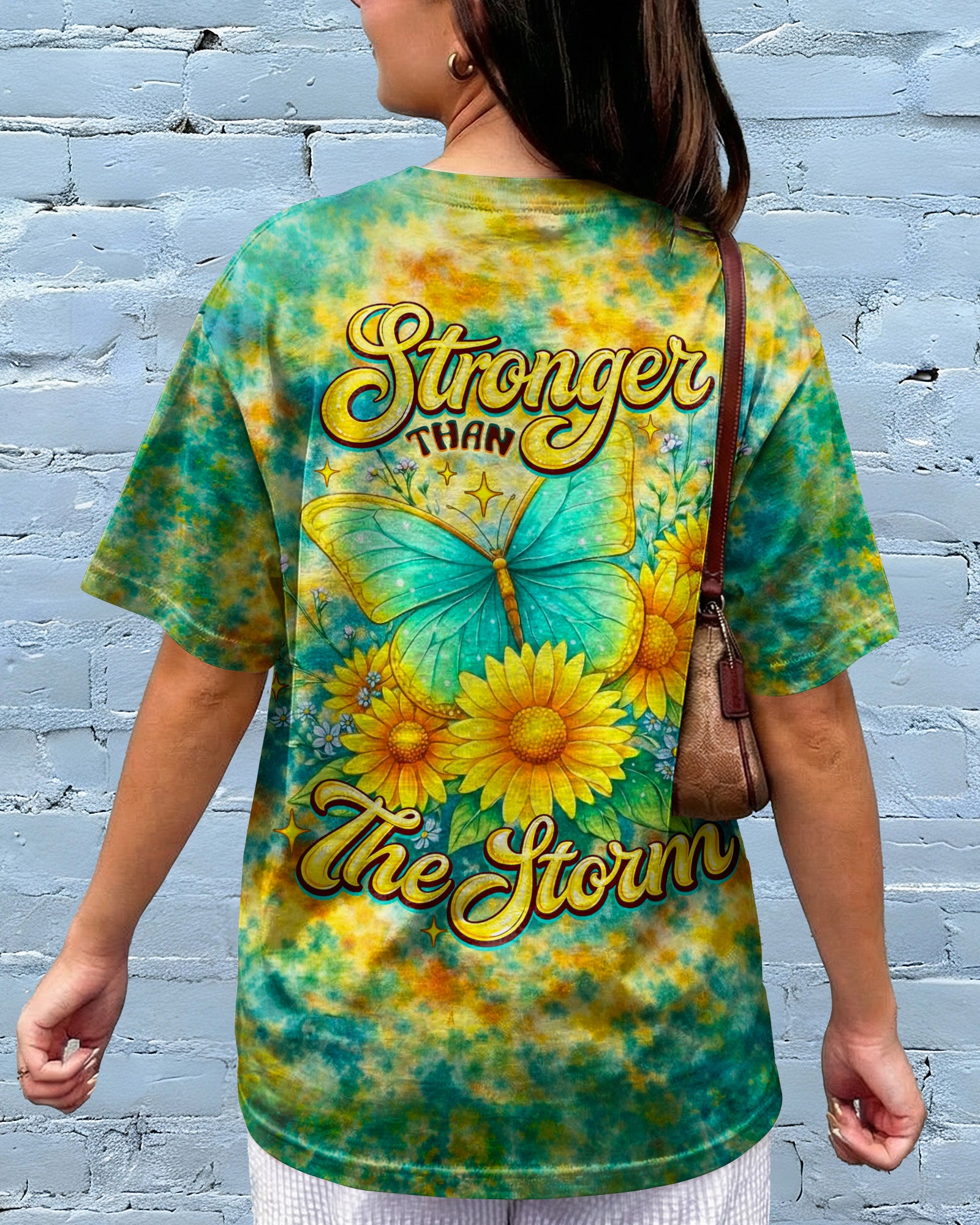 STRONGER THAN THE STORM BUTTERFLY ALL OVER PRINT  - TLNO2803262