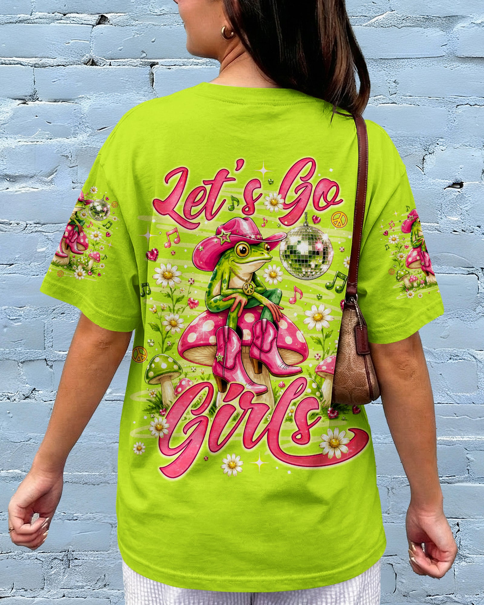 LET'S GO GIRLS FROG ALL OVER PRINT  - TLNO2705262