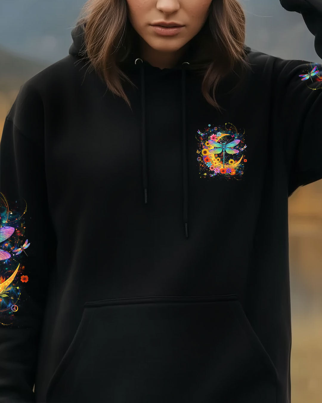 JUST BREATHE DRAGONFLY ALL OVER PRINT - YHHN1710252