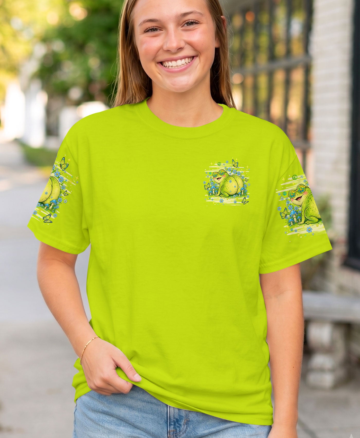 WHY BE MOODY FROG ALL OVER PRINT - TLHN0807262