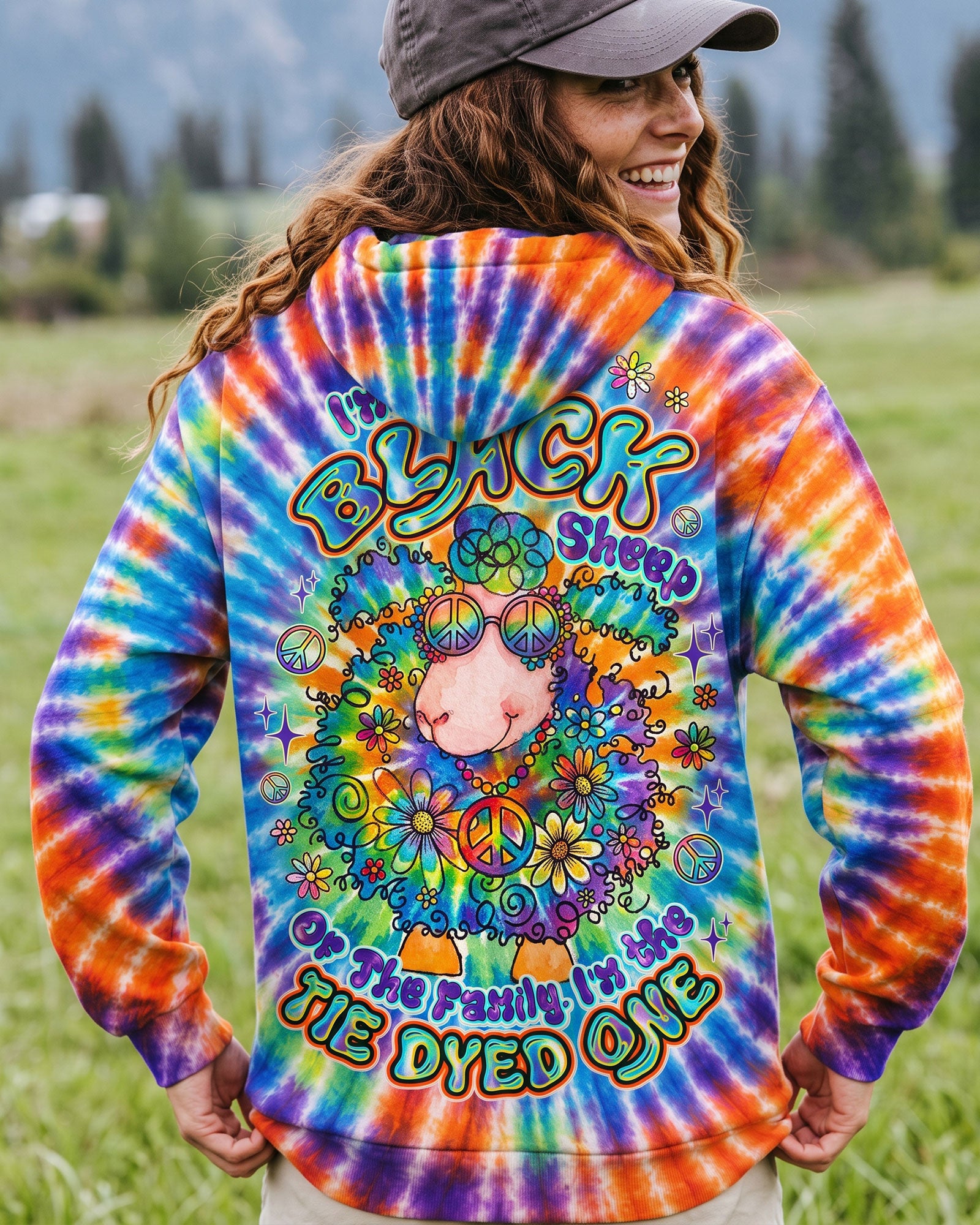 I'M NOT THE BLACK SHEEP BURST ALL OVER PRINT - TLTW1407261