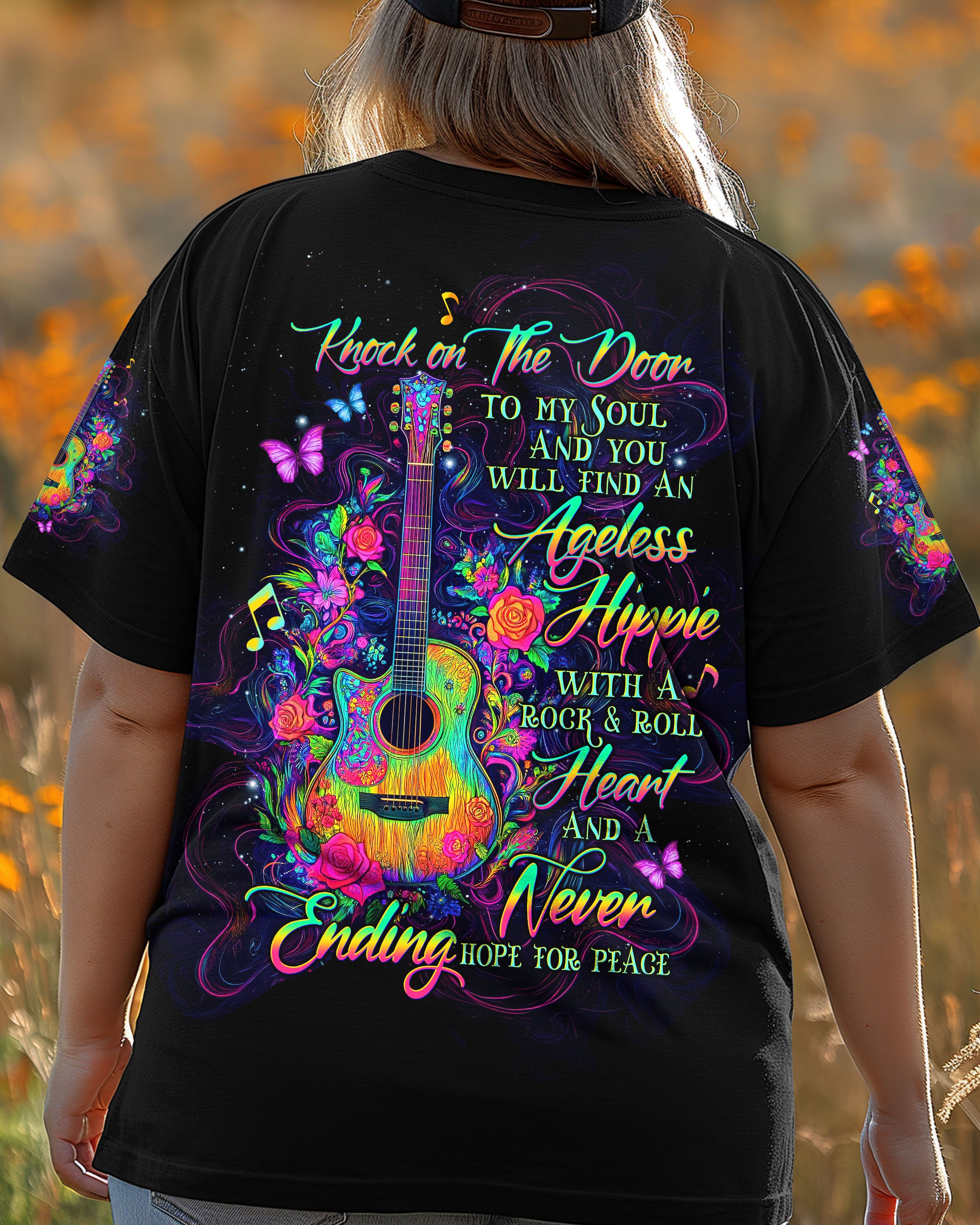 KNOCK ON THE DOOR TO MY SOUL GUITAR  ALL OVER PRINT - TLTW2603253