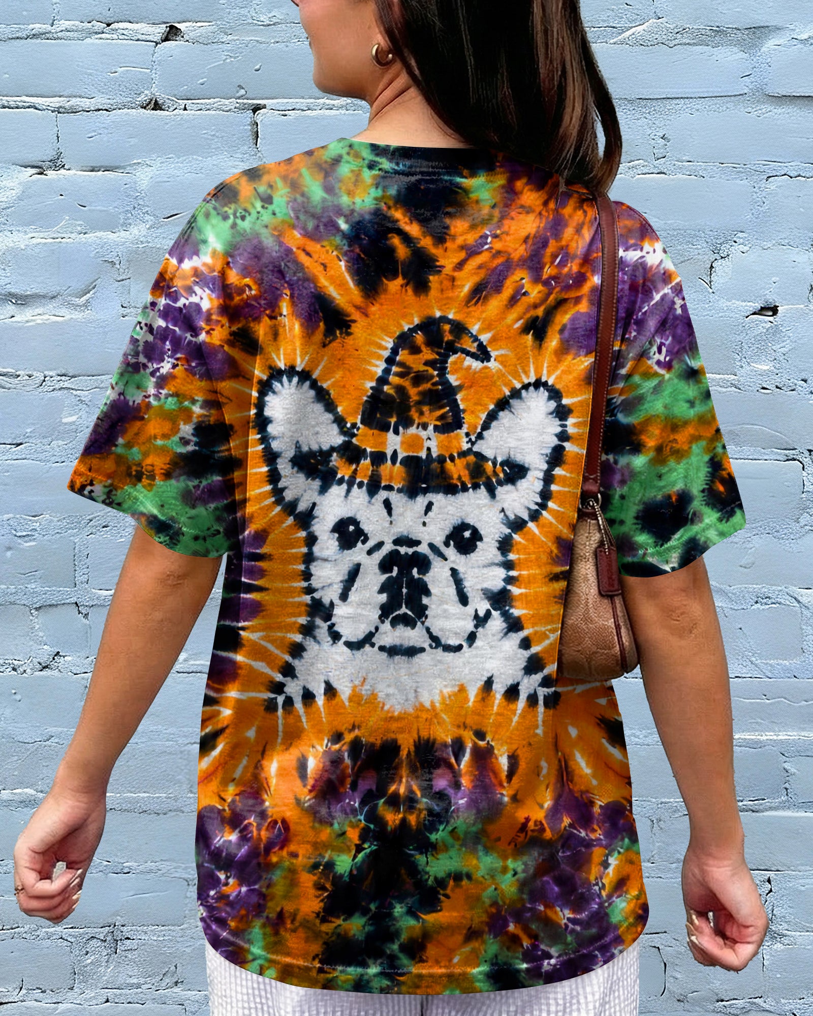FRENCH BULLDOG WITCH HALLOWEEN BURST ALL OVER PRINT - TLHG2107262