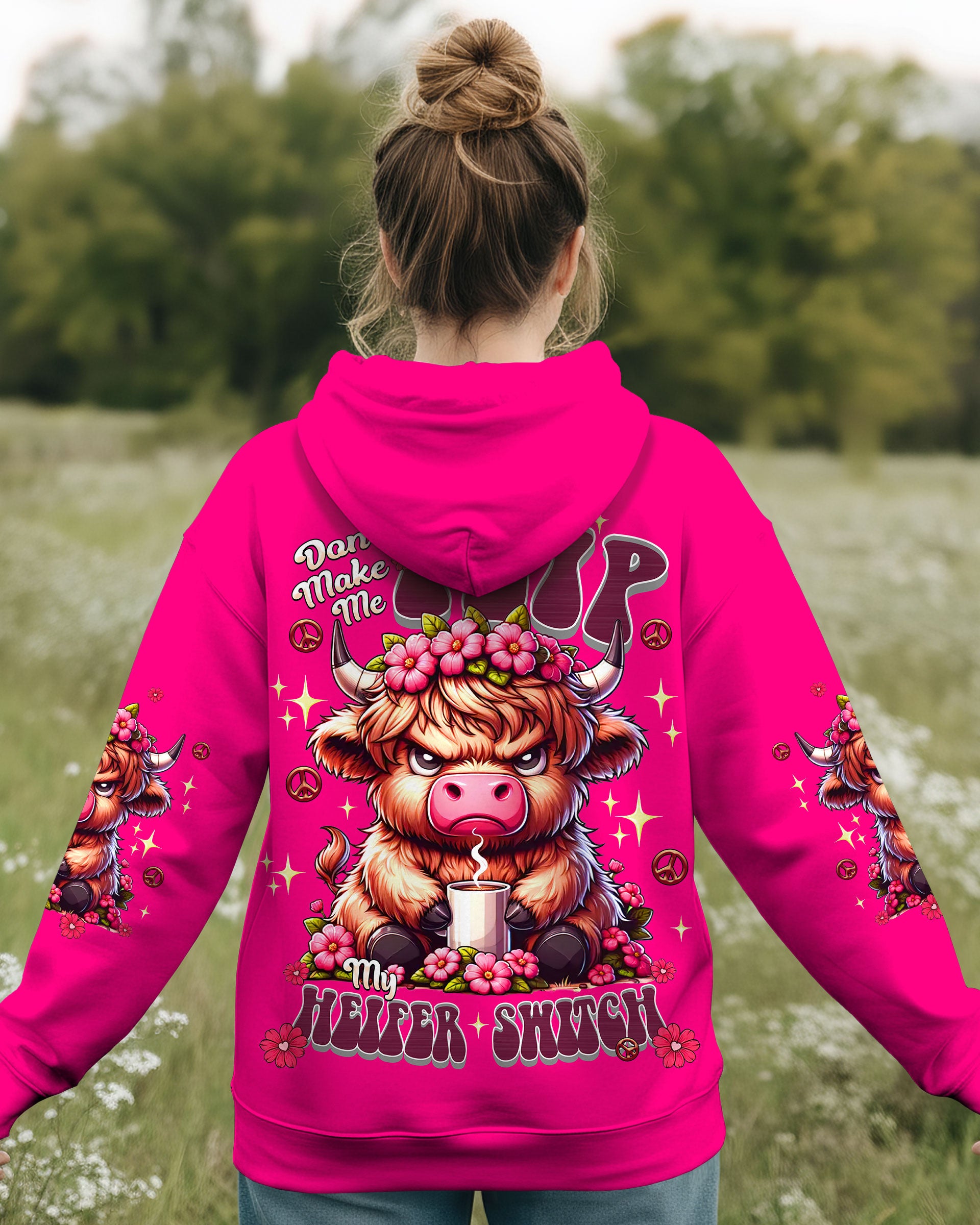 HEIFER SWITCH COW  ALL OVER PRINT - TLNT1011253