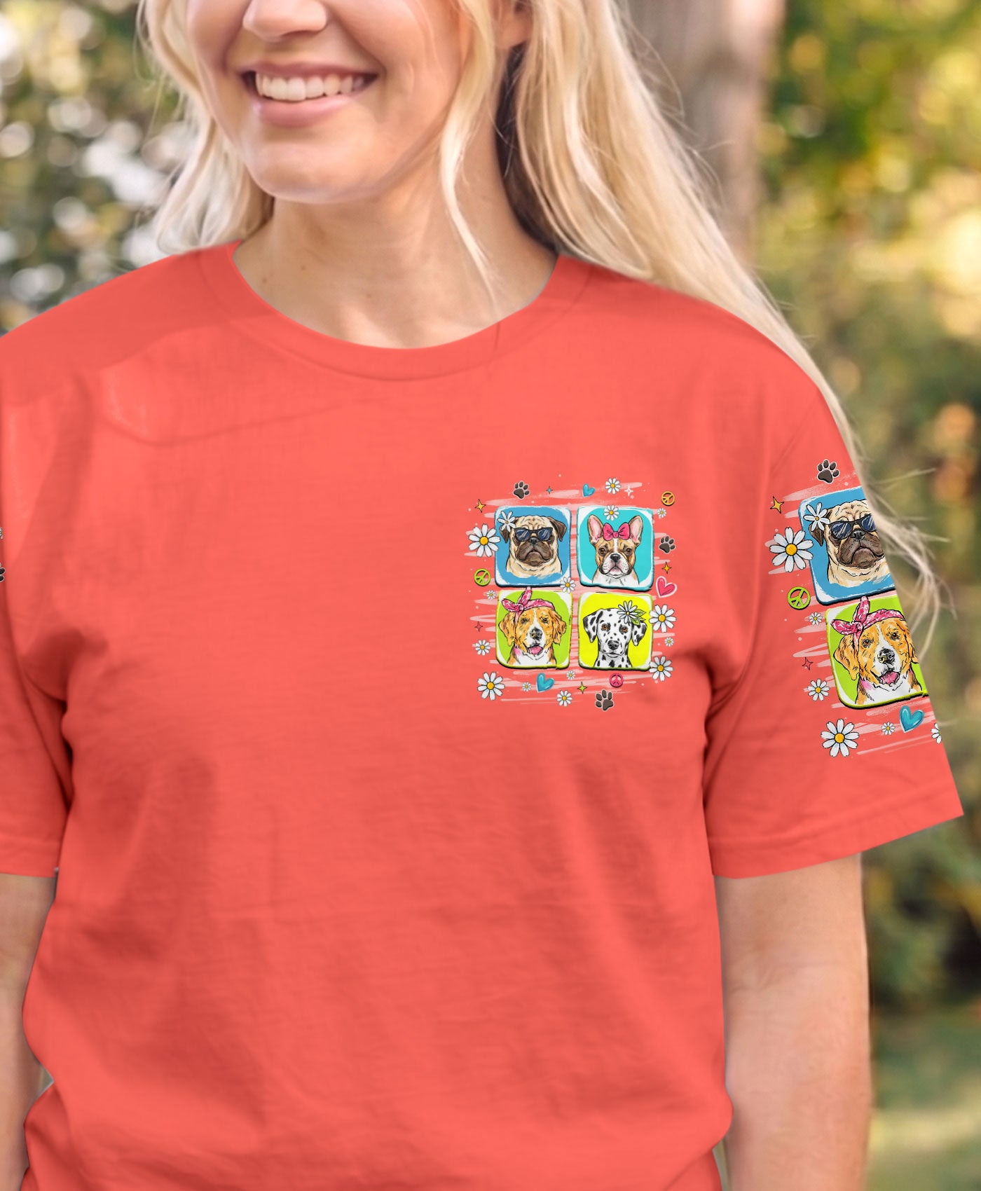 LIFE HAPPENS DOGS HELP ALL OVER PRINT - TLHN1407261