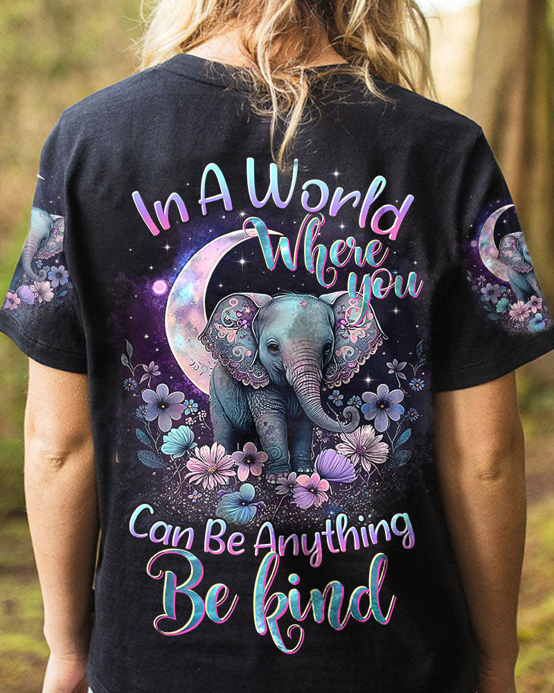 BE KIND ELEPHANT MOON ALL OVER PRINT - TLTR2404231