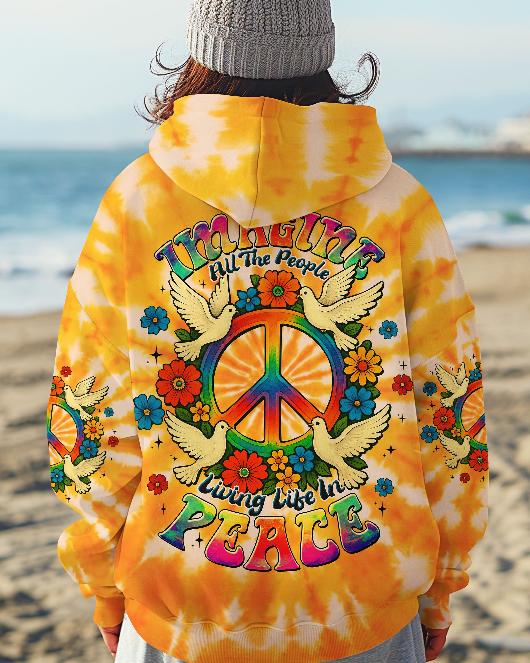 IMAGINE ALL THE PEOPLE LIVING LIFE IN PEACE ALL OVER PRINT - TLTW0606252