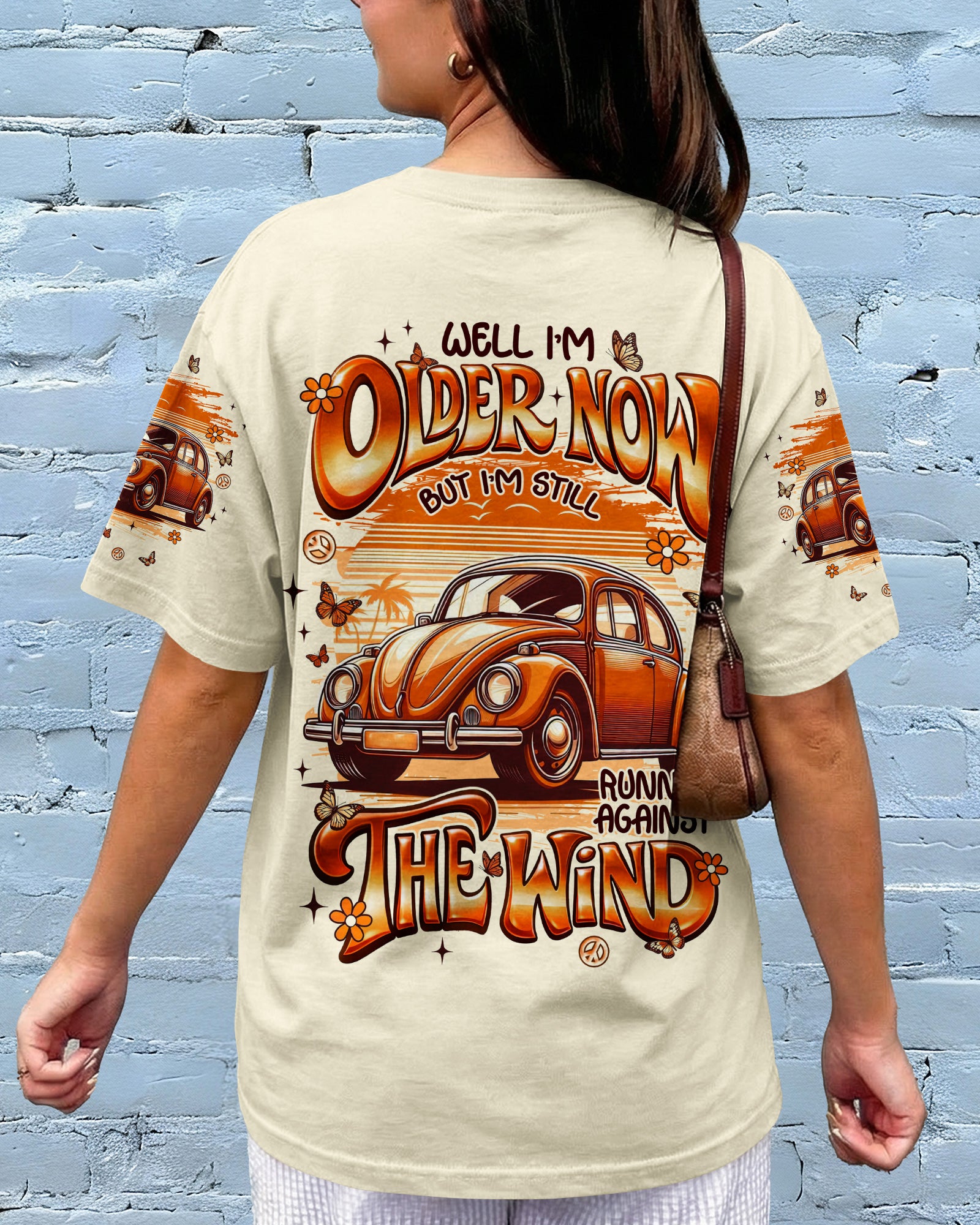 RUNNING AGAINST THE WIND RETRO CAR ALL OVER PRINT  - TLNT2003262