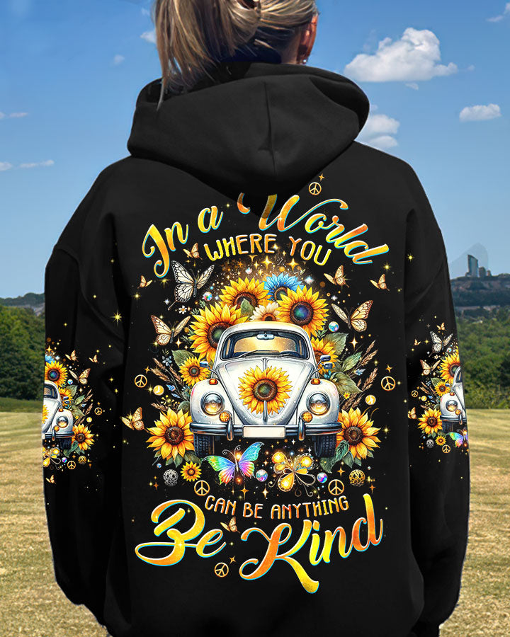 BE KIND SUNFLOWER CAR ALL OVER PRINT - TLTW1601243