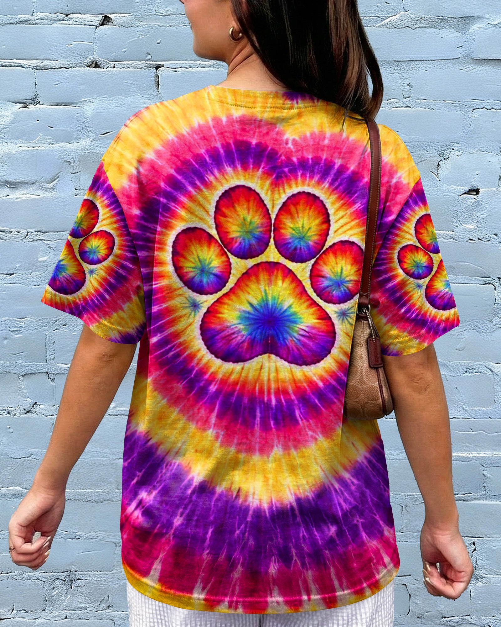 DOG MAMA PAW PRINT SWIRL ALL OVER PRINT - TLNT2702261