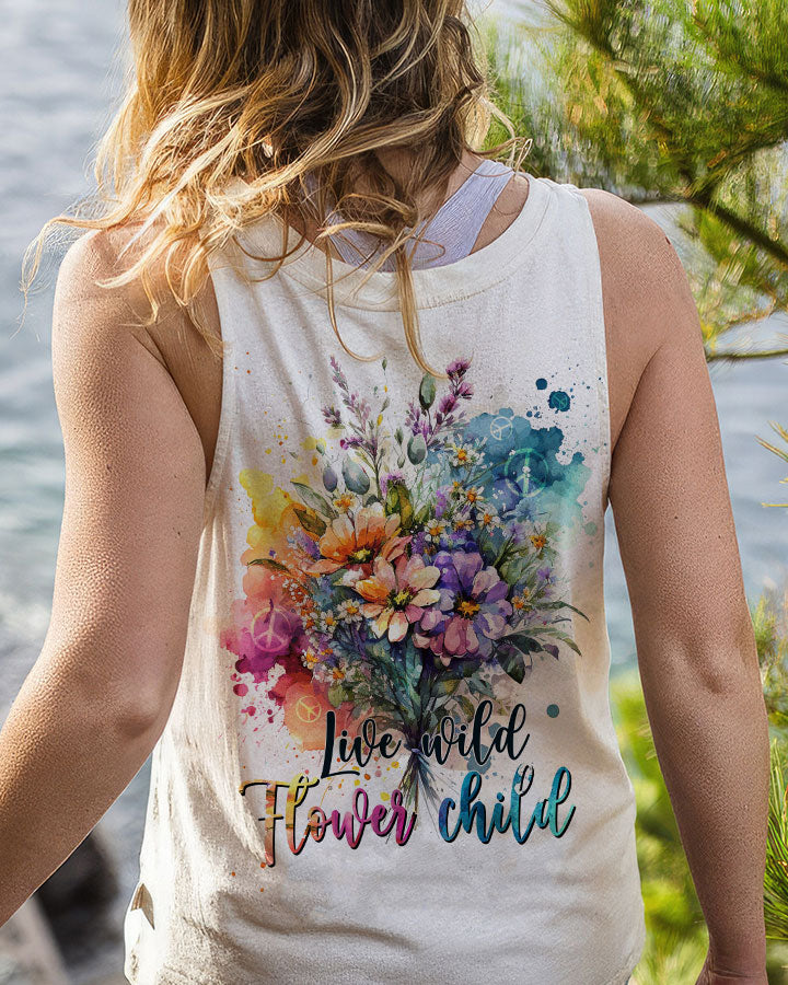LIVE WILD FLOWER CHILD ALL OVER PRINT - TYTW0403231