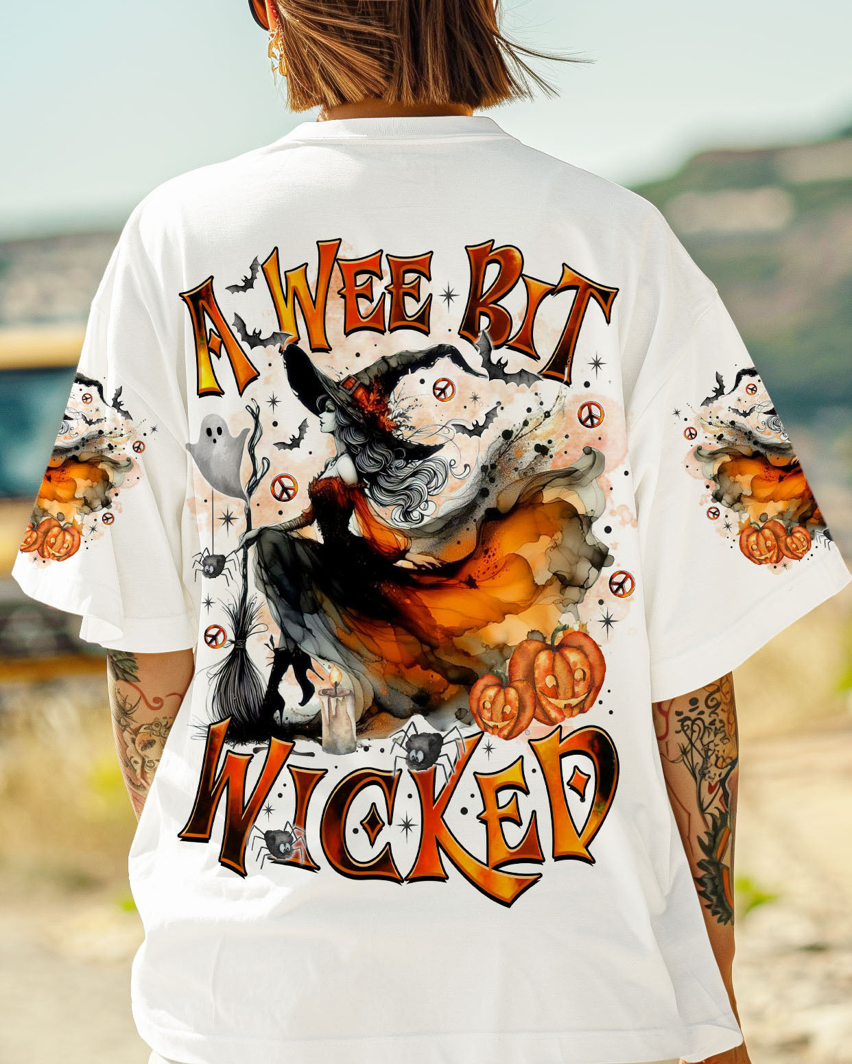 A WEE BIT WICKED HALLOWEEN ALL OVER PRINT - TLTR2207252