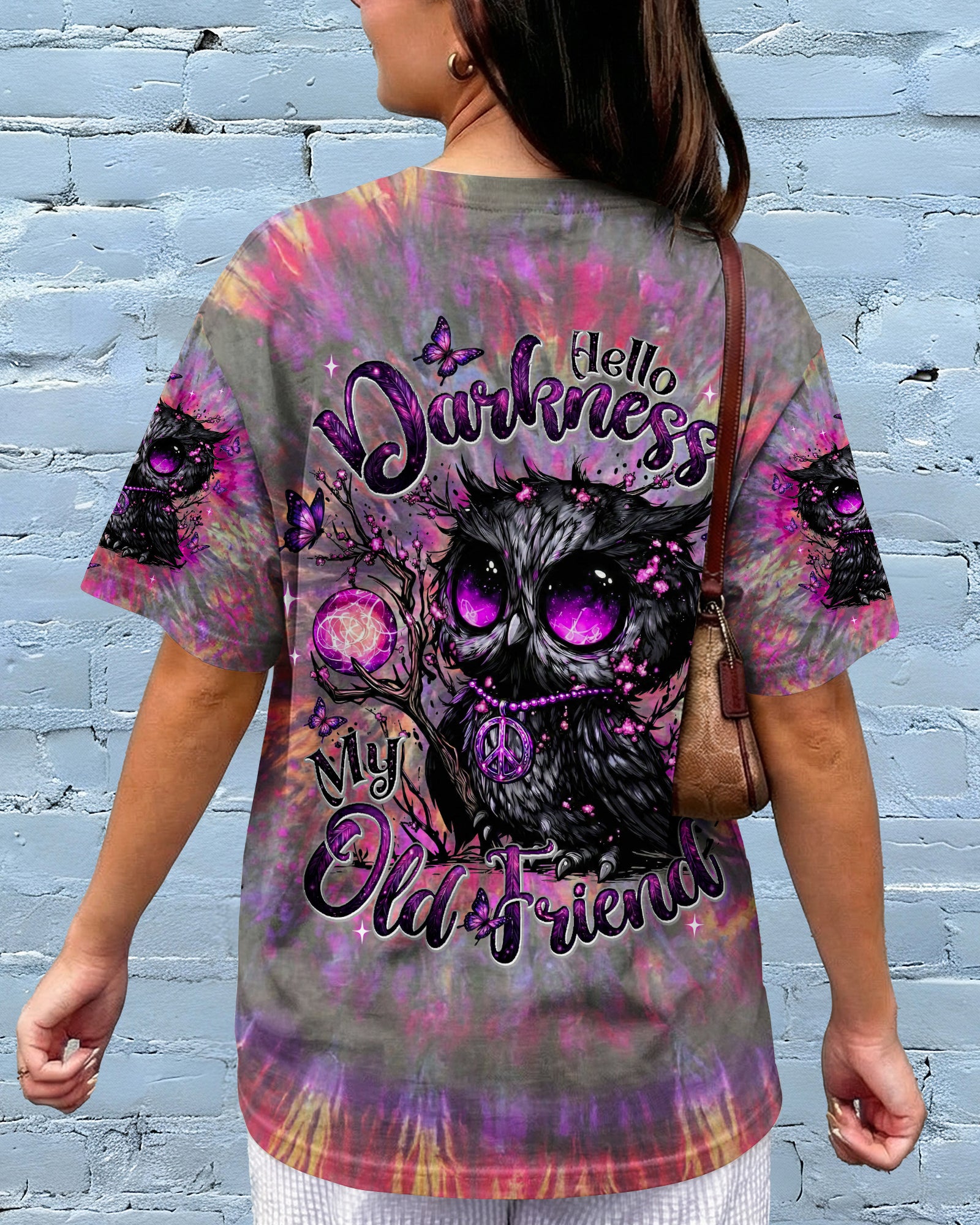 HELLO DARKNESS MY OLD FRIEND OWL ALL OVER PRINT - TLNT2901261