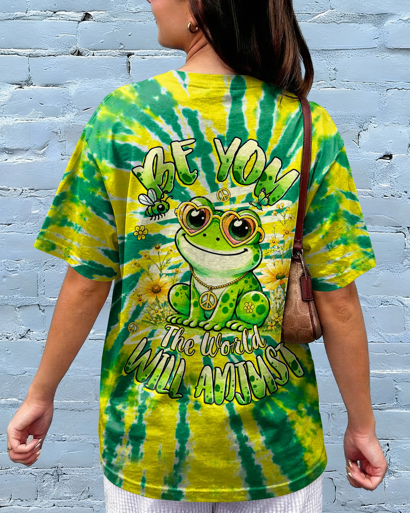 BE YOU HIPPIE FROG ALL OVER PRINT - TLHG2307264