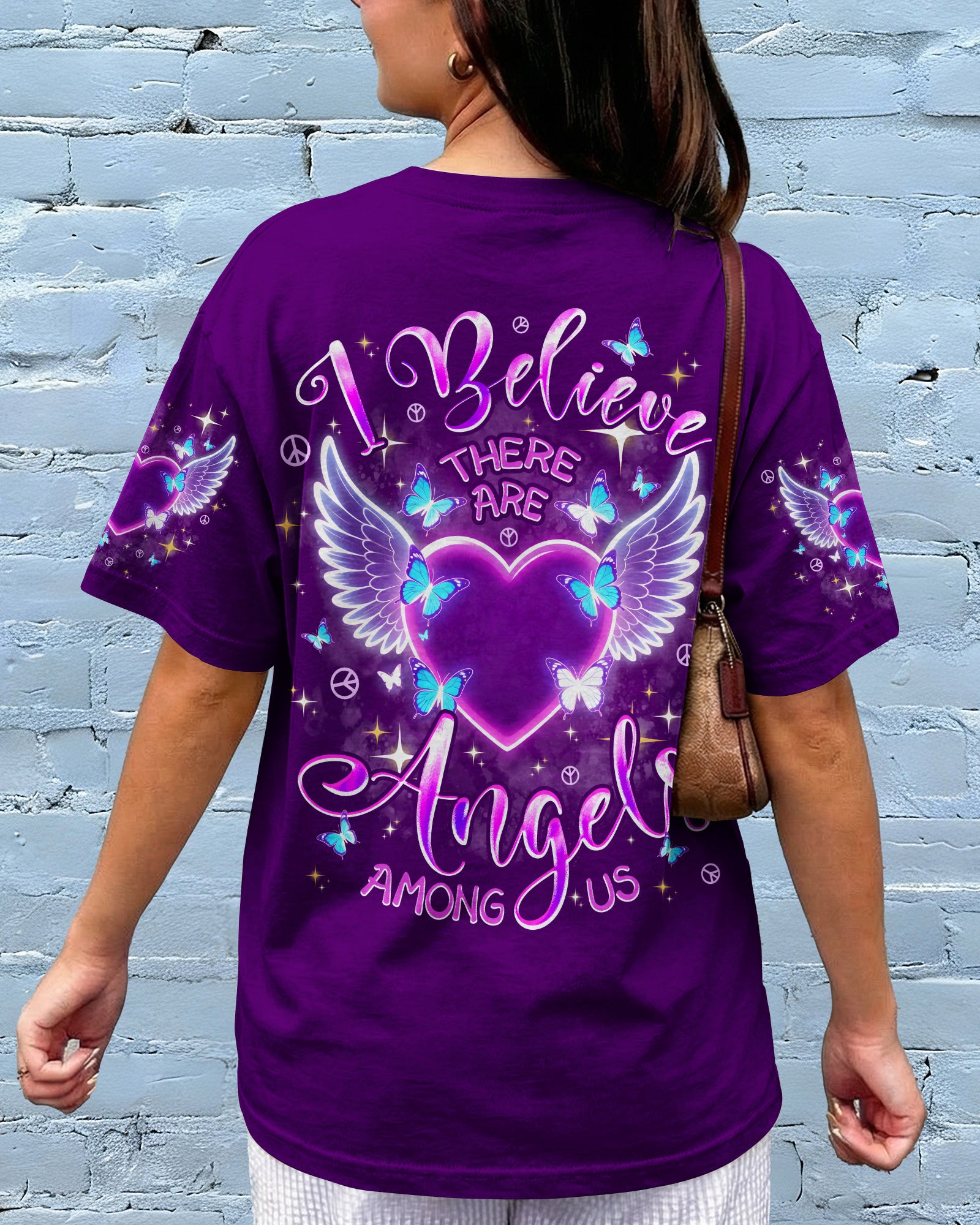 I BELIEVE THERE ARE ANGELS AMONG US ALL OVER PRINT - TYPQ1103261