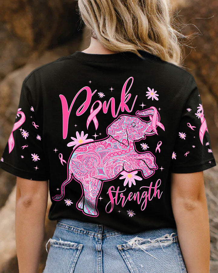 PINK STRENGTH ELEPHANT ALL OVER PRINT - TLTW0808232