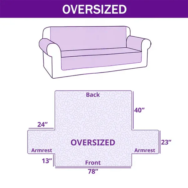 Holiday Glow Quilted Sofa Cover GFTOTP13796   