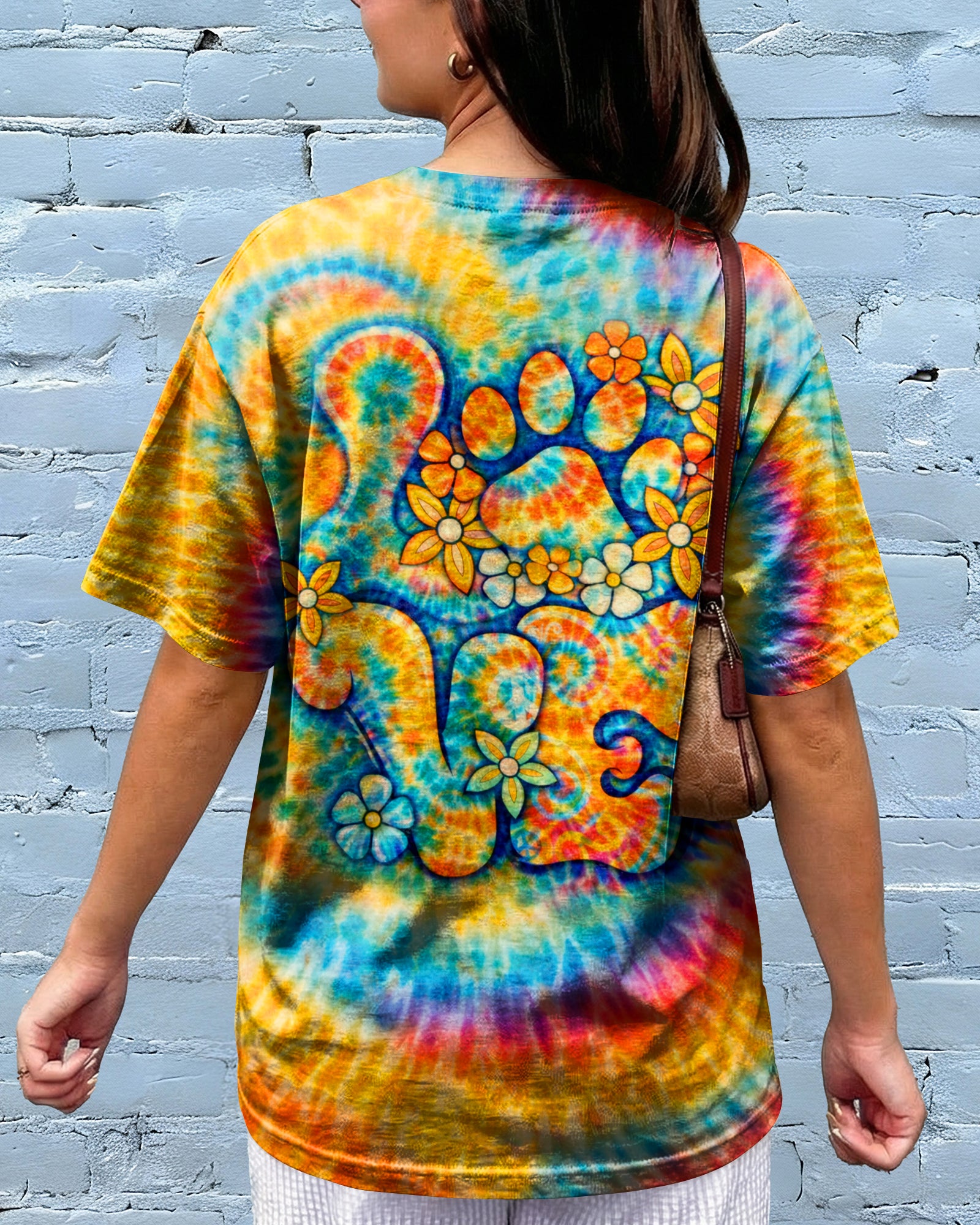 LOVE PAW PRINT SWIRL ALL OVER PRINT - TLHN2503252