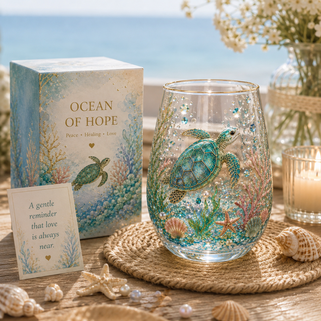 🔥LAST DAY 50% OFF - 🌸🌿 Limited Edition 2026 Garden Morning Bliss Glass Tea Cup☀️☕