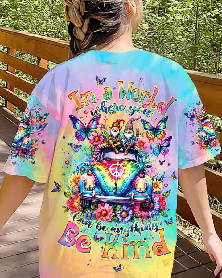 BE KIND CAR TIE DYE ALL OVER PRINT - TLTW3101242