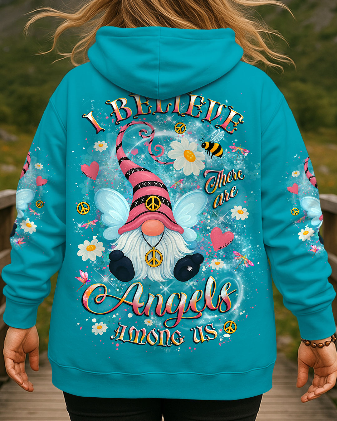 I BELIEVE THERE ARE ANGELS AMONG US ALL OVER PRINT - YHLT2107252