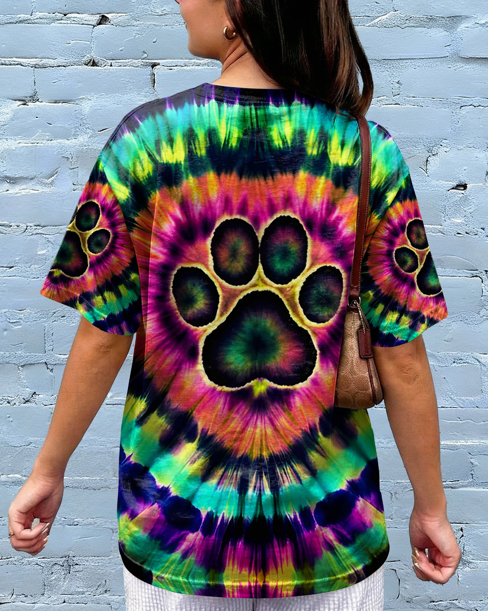 NEON COLORFUL PAW ALL OVER PRINT - TYQY2502261