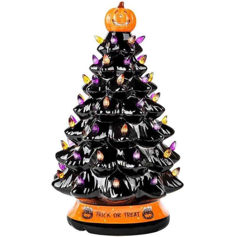 🔥Last 48 hours 57% off -🎄🎃 Halloween Ceramic Christmas Tree ✨