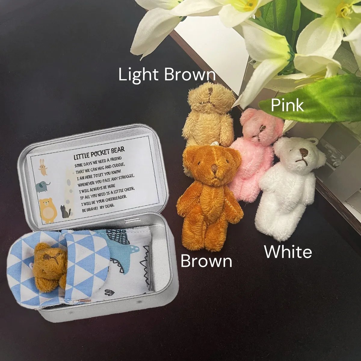 🧸Little Pocket Bear with Tin Box