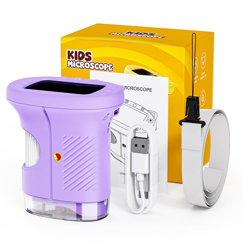 New Upgraded Kids Explorer 2-in-1 Handheld Digital Microscope