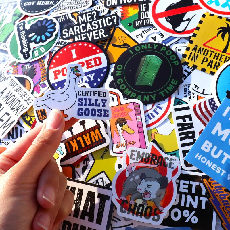 150-300 pcs Funny Stickers Dirty