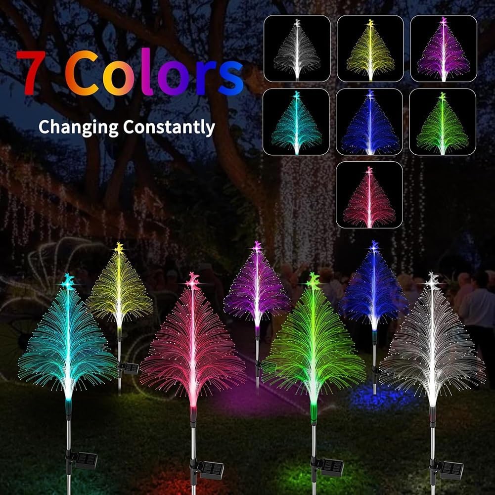 🔥Save more than 49% off - 🎄Multicolor Solar Powered Christmas Tree Lights🎄