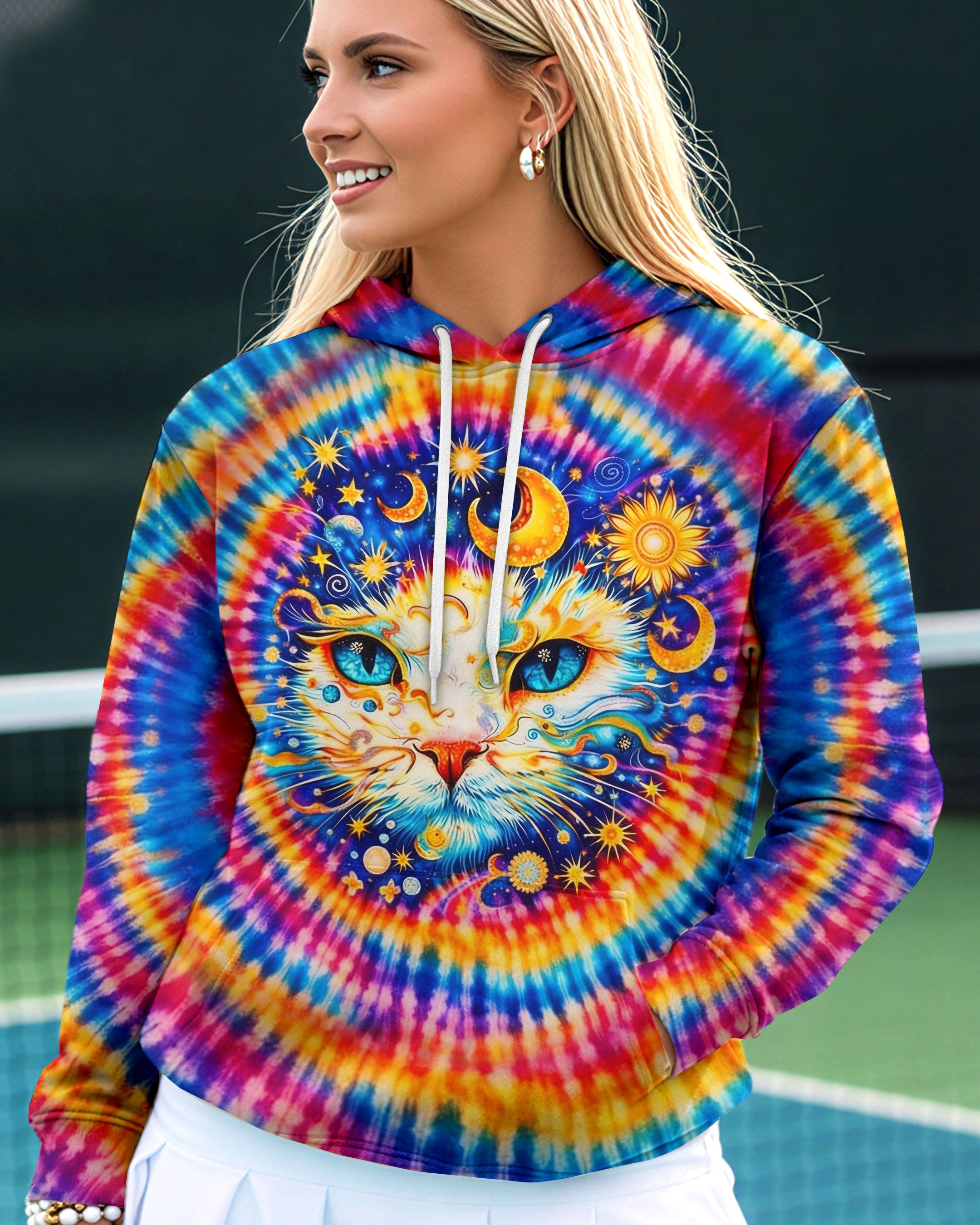 CELESTIAL CAT SWIRL ALL OVER PRINT - TLHN0203262