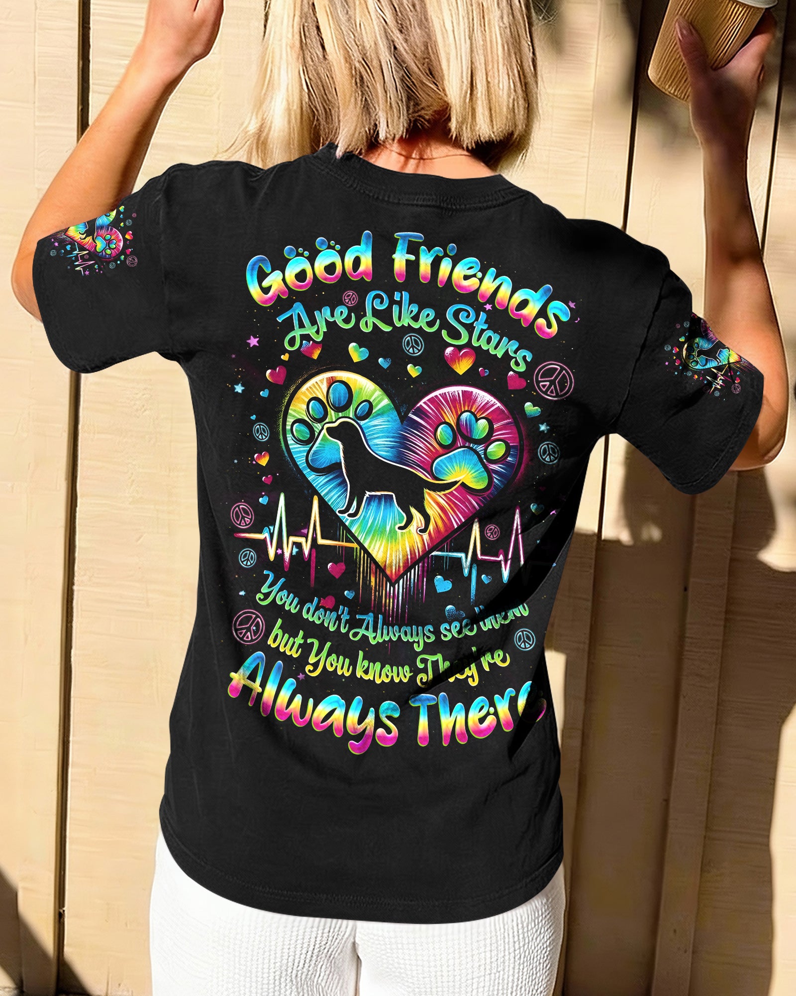 GOOD FRIENDS ARE LIKE STARS ALL OVER PRINT - TYQY0202263