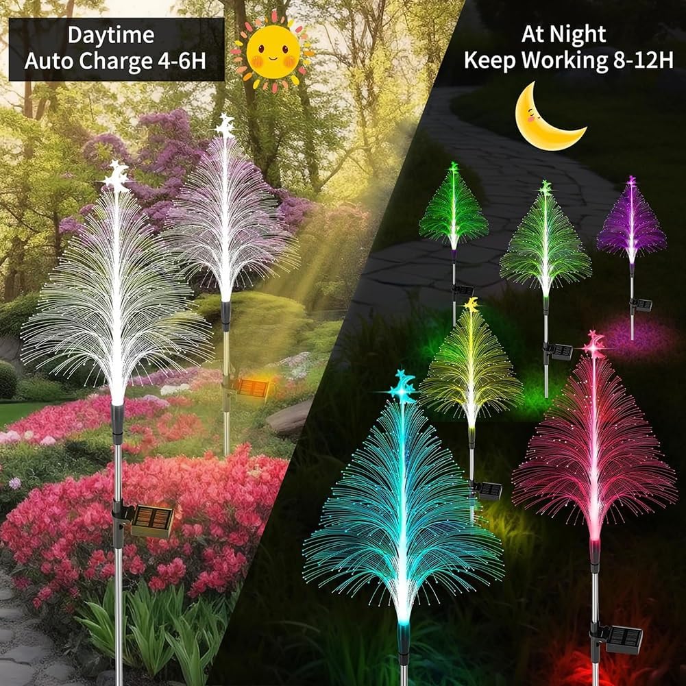 🔥Save more than 49% off - 🎄Multicolor Solar Powered Christmas Tree Lights🎄