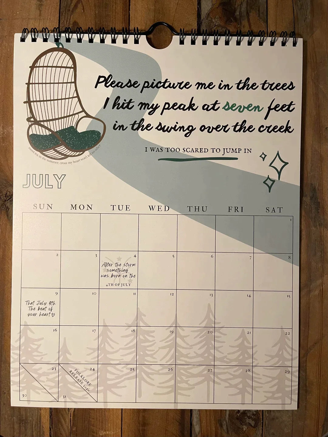 🎤Now we've dropped the 2025 TS Lyrics Calendar!