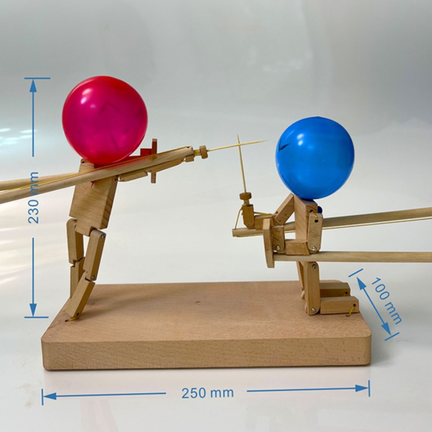Karriesy🎉Last Day Promotion 49% OFF🎁 Handmade Wooden Fencing Puppet