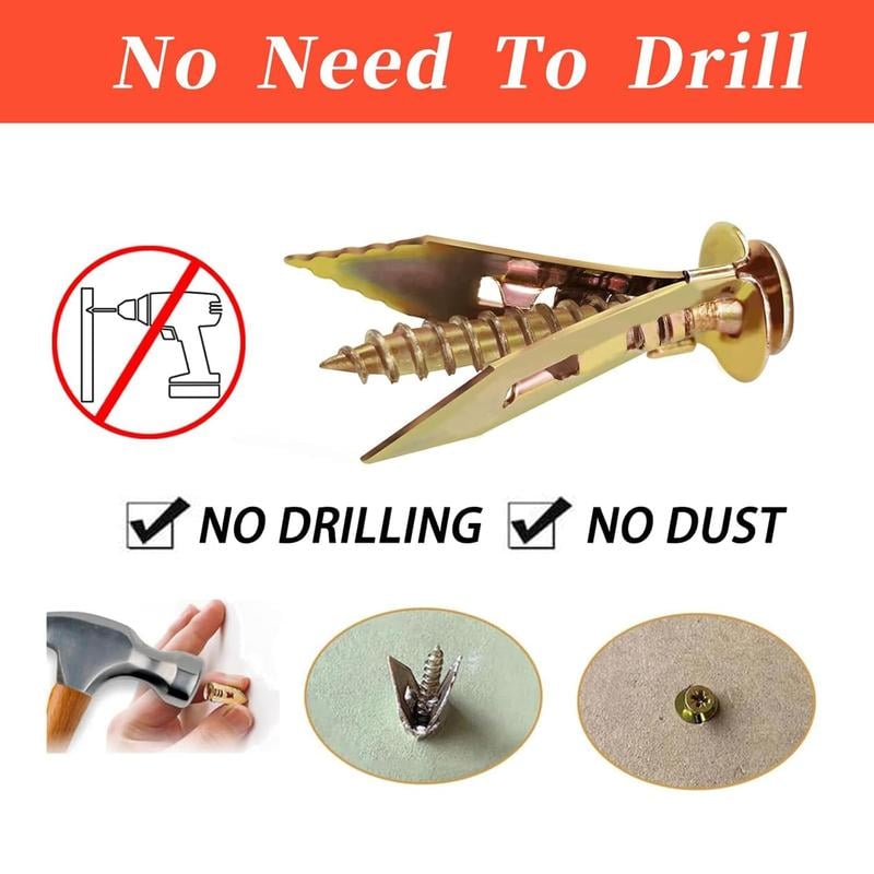 🔥Last Day 49% OFF - 🛠️Self Drilling Drywall Anchors with Screws Kit
