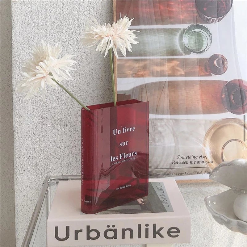 🔥LAST DAY 50% OFF - 📚💐💕Book Vase: Books About Flowers