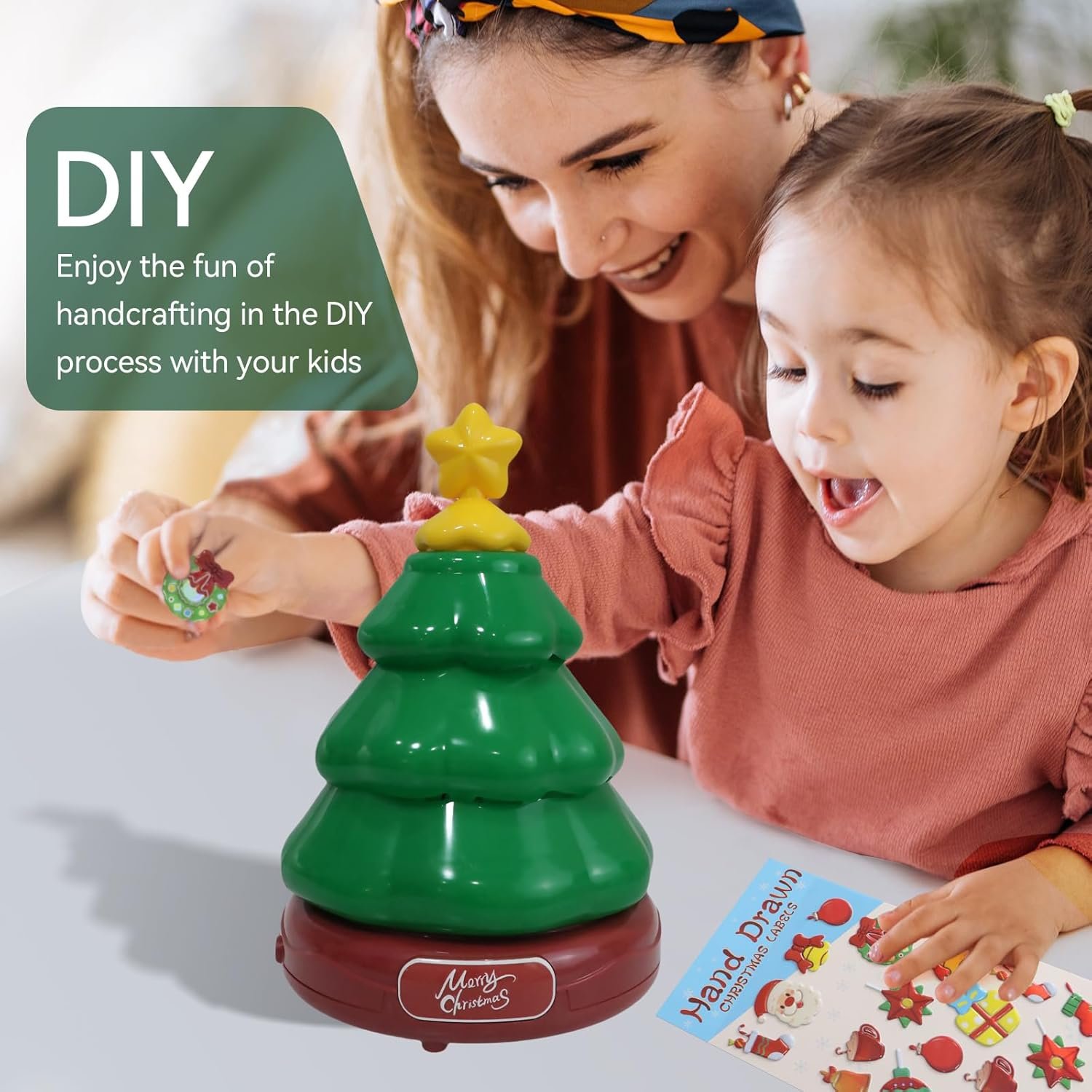 🔥Last 4 hours Sale: Save $20-Christmas Tree Bubble Machine for Kids