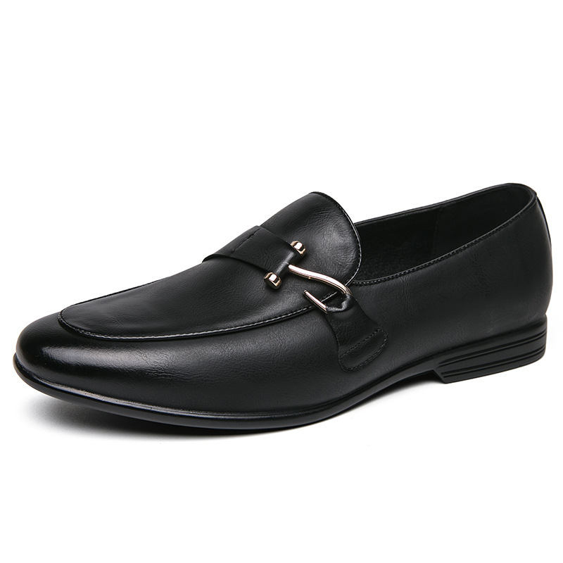 2024 Summer Men's Casual Fashion British Style Pointed Toe Loafers