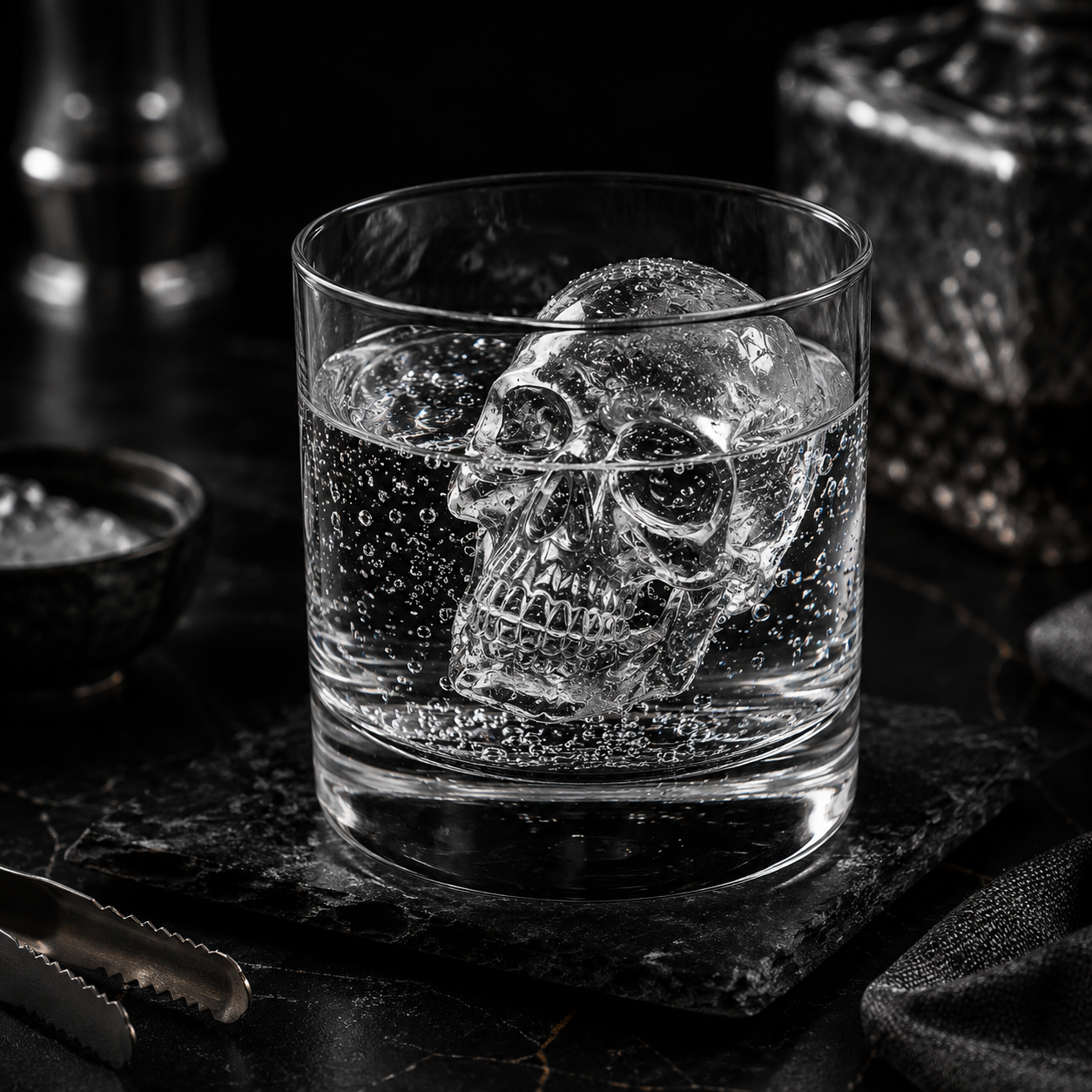 🥳2026 HOT SALE💀🧊 50% OFF! DIY Silicone Skull Ice Cube Tray – Giant slow-melt skull for whiskey, cocktails & more✨